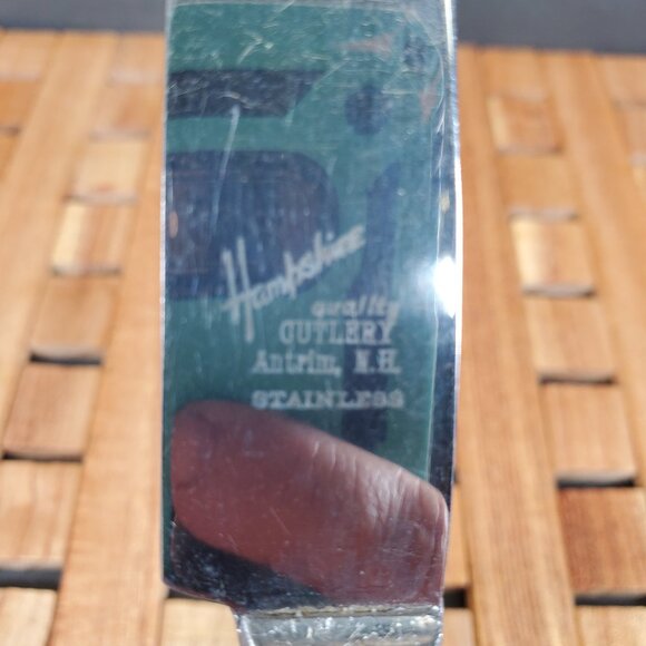 Vintage Bakelite-Handled Flatware Set – Elegant MCM Stainless Steel Black Handle - Picture 6 of 14